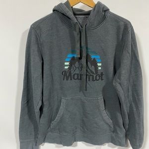 Marmot fleece hoodie sweatshirt